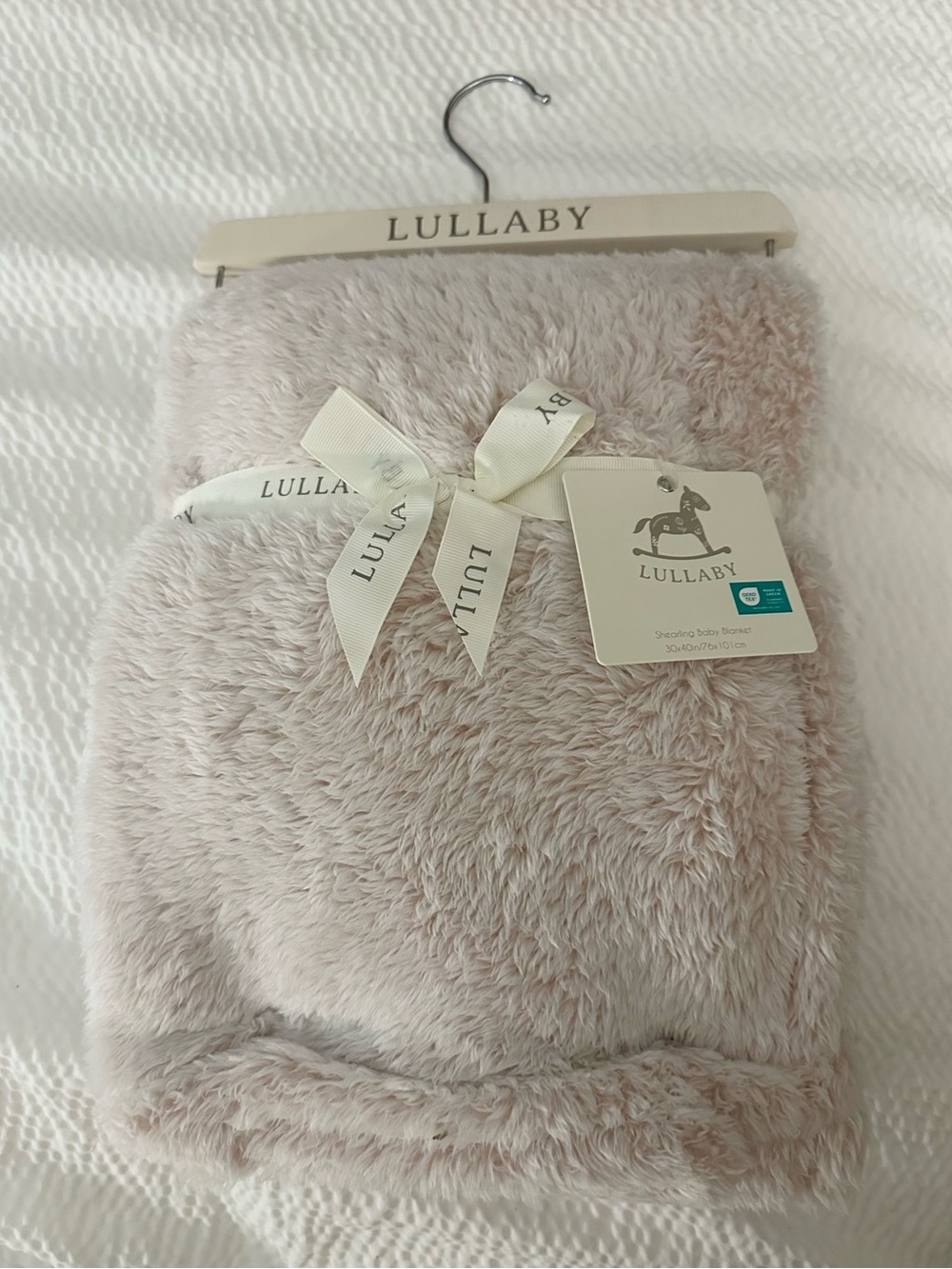 Lullaby Plush Baby Blanket - Soft Light Pink